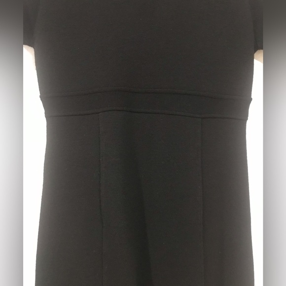 Ann Taylor Womes Classic Black Dress 100% Wool Size M Size M - Picture 4 of 7